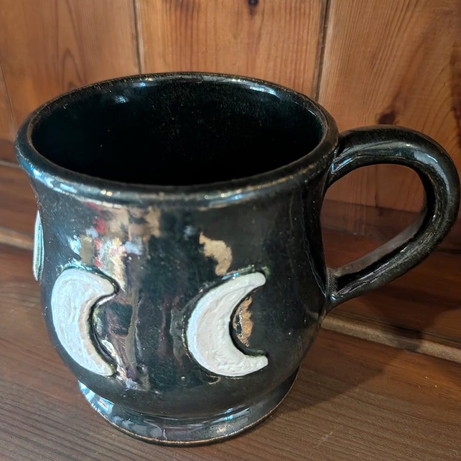 Celestial moon phase mug