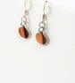 Dainty Silver Earrings, Sterling Silver Tiny Full Moon Minimalist Earrings - Image 2
