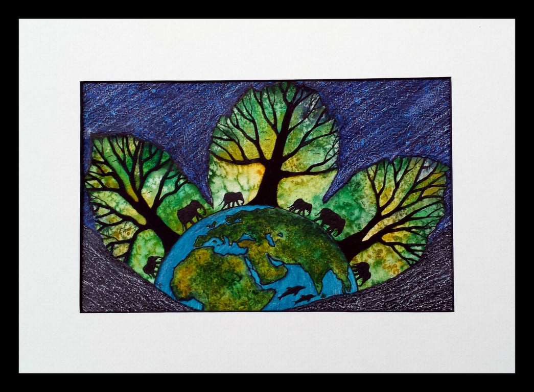  On The Edge, an original painting 