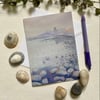 Dunstanburgh Castle Northumberland, Blank greetings card