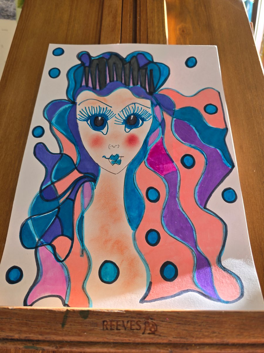 Christmas Fairy Drawing 