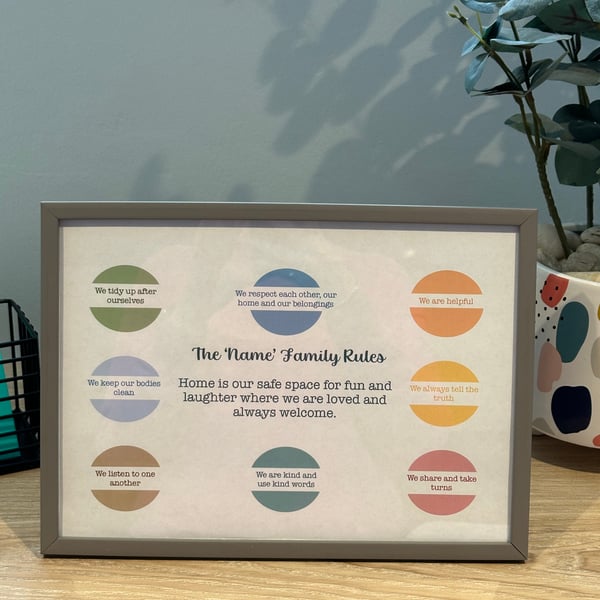 Family Rules - Rainbow