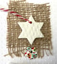 Set of 3 hand made Christmas card and decoration - Image 7