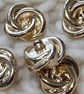 3 4" 19mm 30L Gold Knot Buttons Light weight - Image 4