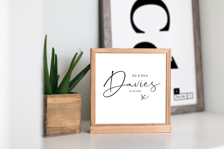 Personalised Wedding Card