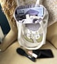 Wisteria Fairy House Tote Bag, Cream Bag with Fairy House Applique - Image 9