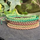 Dainty Macrame Bracelet - Friendship gift, Matching Couple Jewellery 