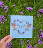'Hummingbird hawk-moths & Lavender heart', Valentine's day, Love, Wedding