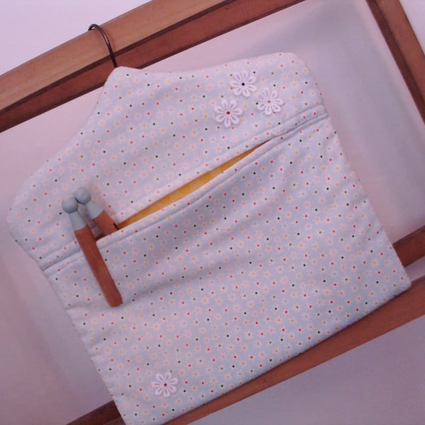 Peg bag, laundry bag, clothes pin bag, fabric peg bag, washing bag