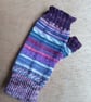 Fingerless Gloves - Hand Knitted - Multicoloured  - Image 5