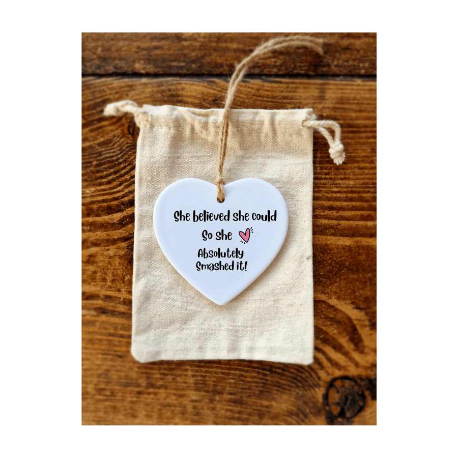 Well Done Gift , Congratulations, Proud of You , She Smashed it!