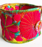 Textile - Cuff - with Free Machine Embroidery  - Image 4