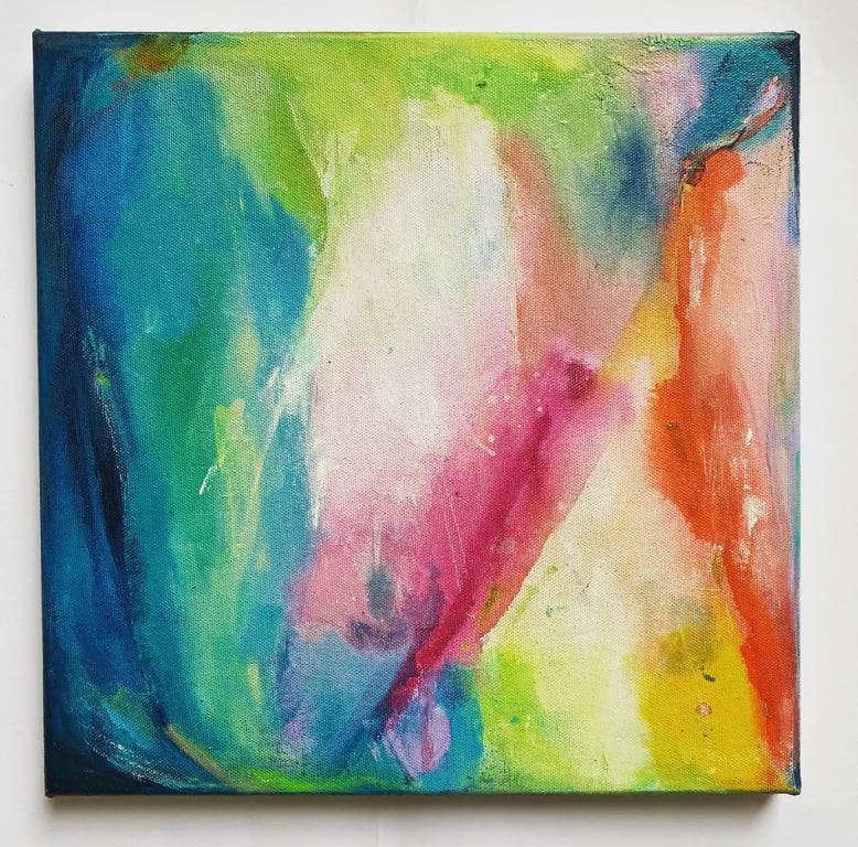 “Fiesta” Acrylic on Canvas 30 x 30cm