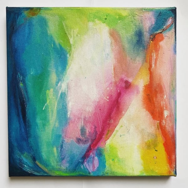 “Fiesta” Acrylic on Canvas 30 x 30cm