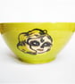 Bowl, Day of the Dead 4 heads Durable Stoneware Ceramic. - Image 1