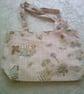 Dolls and Garden Scenes Fabric Bag - Image 1