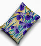 Iris Book Sleeve – Japanese Cotton Book Protector with Coconut Button - Image 3