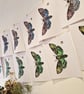 Death Moth in Black - Original Lino Print - Image 9