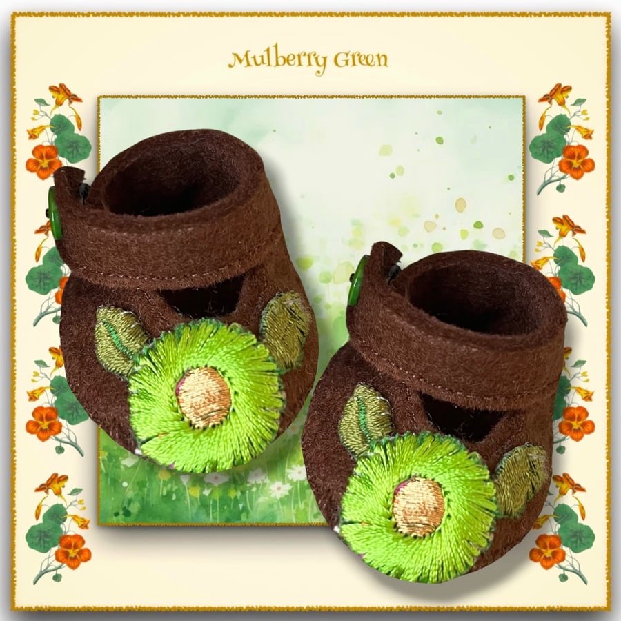 Chocolate and Lime Shoes