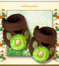Chocolate and Lime Shoes