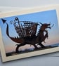 Welsh Dragon Beacon Landmark Photographic Card Size 7" x 5" Blank Card - Image 2