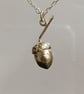Acorn pendant made from Sterling Silver with chain - Image 2