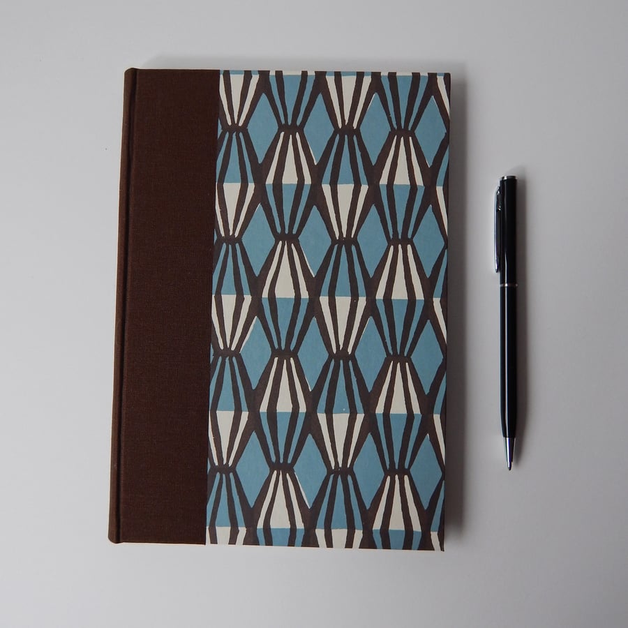 Squared Paper Journal with diamond print. Gifts for Geeks. Gifts for Men 