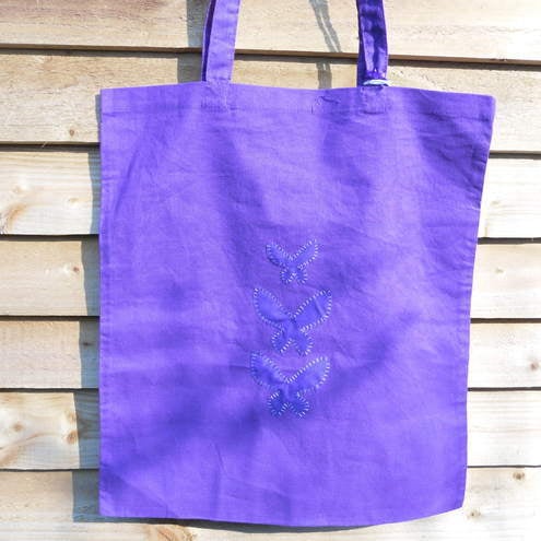 Purple Butterflies Bag
