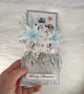 Handmade Christmas Card (42) Polar Bear & Winter Flowers - Image 8