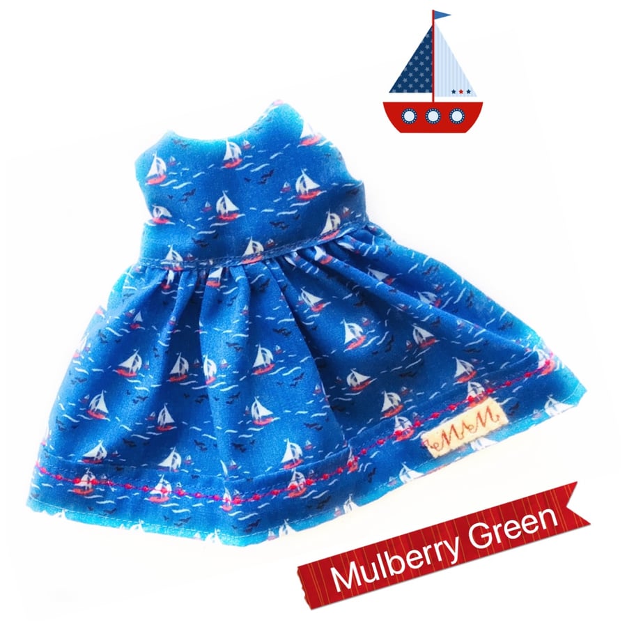 Sailing boat dress - reserved for Sue