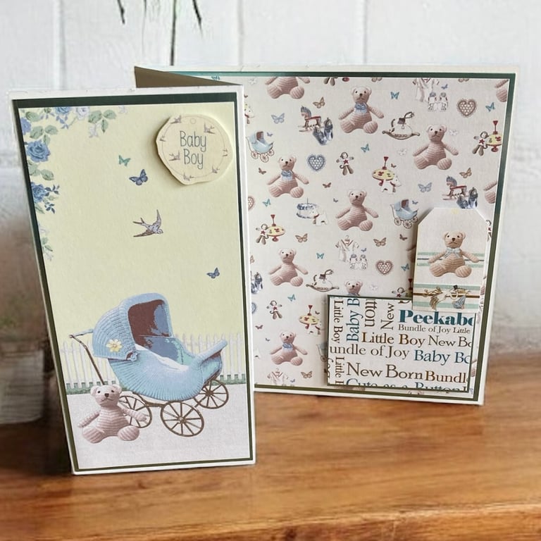 New Baby Boy Card. Card for a New Baby Boy