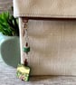Wood bag charm or keyring - Image 3