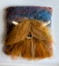 "Heather" the Highland Cow - Small Needle Felted Wool Picture - Image 1