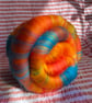 Wool Art Batt - "Rusted Tropics" - Image 1
