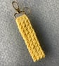 Crochet Wristlet Keyring Keychain - Image 2
