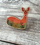 Roe Deer Wood Pin Brooch - Image 6
