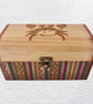 Crab Decorated Wooden Trinket Keepsake Box 20cm - Image 2