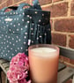 Blue Spot Insulated Drawstring Lunch Bag