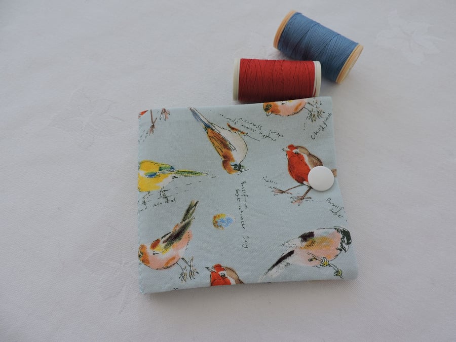 Sewing Needle Case Birds
