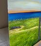 Original coastal landscape in acrylic on canvas - Image 4