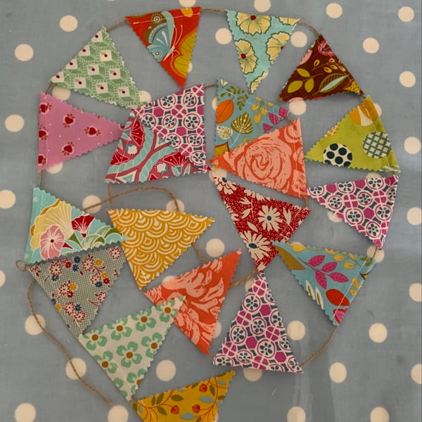 Tiny  mini bunting 