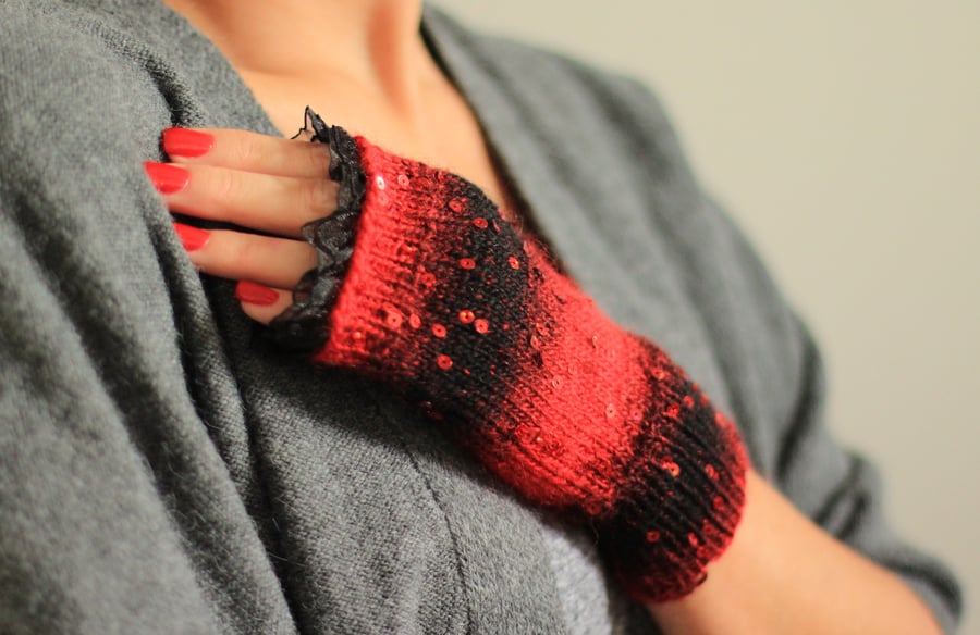 Fingerless Gloves, Mittens