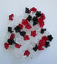 Destash 13x11 mm czech glass flower beads - Image 2