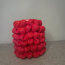 Handmade Raspberry Vase 