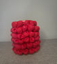 Handmade Raspberry Vase 