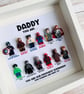 Dad Daddy Superhero Marvel Minifigures Frame - Image 3