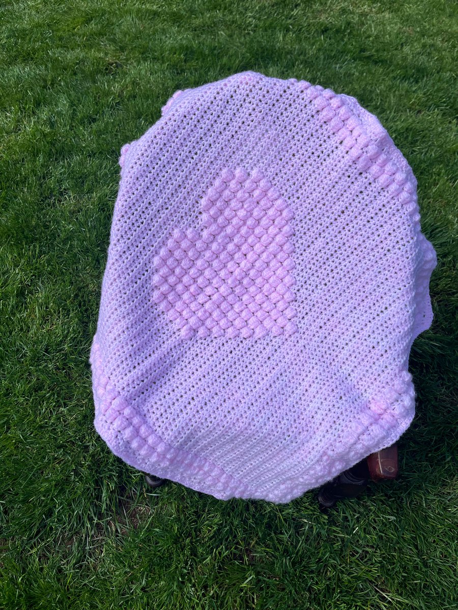 Crocheted blanket