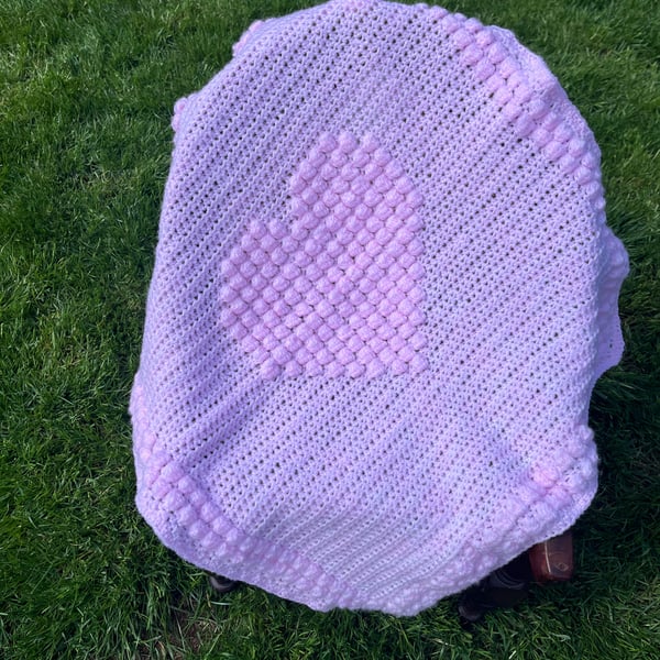 Crocheted blanket