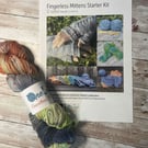 Fingerless Mittens Starter kit