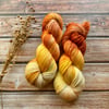 Hand dyed knitting yarn 4 ply MCN 100g Snowtoffee 